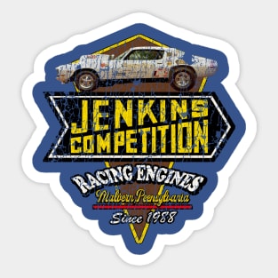 Jenkins Competition Racing Engines // 50s Vintage Sticker